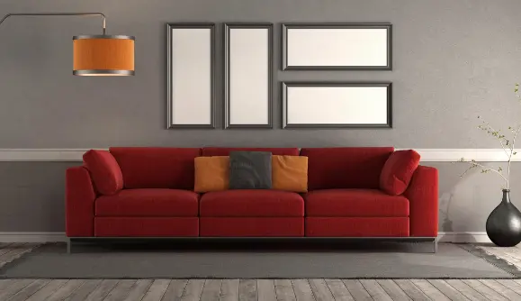 The Best Color Scheme For Red Couches